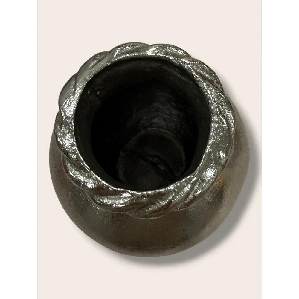 Cast Metal Small Vase Silver - Threshold Studio McGee, Target